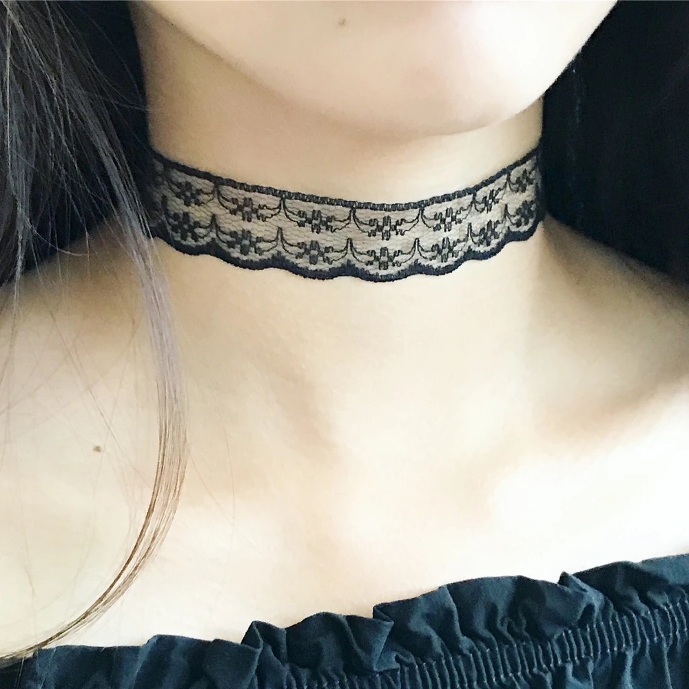 NEW 11 Lace Chokers in assorted colors - 11 necklaces - Picture 2 of 4